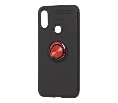 Чохол для Xiaomi Redmi Note 7 Deen ColorRing з кільцем чорний/червоний 2145288