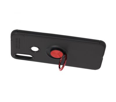 Чохол для Xiaomi Redmi Note 7 Deen ColorRing з кільцем чорний/червоний 2145290