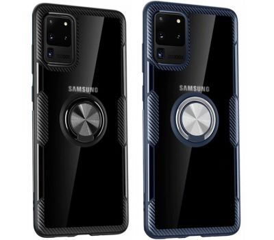 Чохол для Samsung Galaxy S20 Ultra (G988) Deen CrystalRing з кільцем чорний