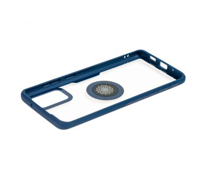 Чохол для Samsung Galaxy S20+ (G985) Deen CrystalRing з кільцем синій 2146172