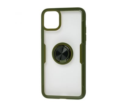 Чохол для iPhone 11 Pro Max Deen CrystalRing з оливковим кільцем