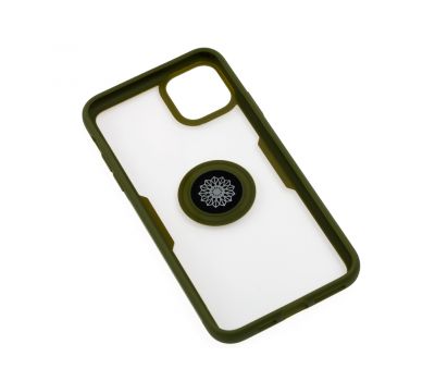 Чохол для iPhone 11 Pro Max Deen CrystalRing з оливковим кільцем 2146554