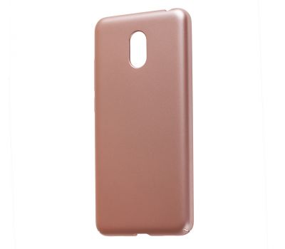 Чохол для Meizu M6 Soft Touch рожево-золотистий