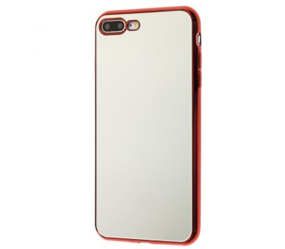 Чохол для iPhone 7 Plus / 8 Plus glass дзеркало червоний