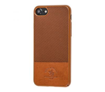 Чохол Polo для iPhone 7/8 Prestige еко-шкіра коричневий