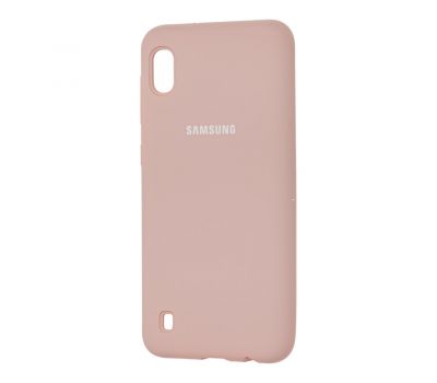 Чохол для Samsung Galaxy A10 (A105) Silicone Full блідо-рожевий 2158541