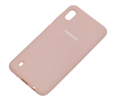 Чохол для Samsung Galaxy A10 (A105) Silicone Full блідо-рожевий 2158539