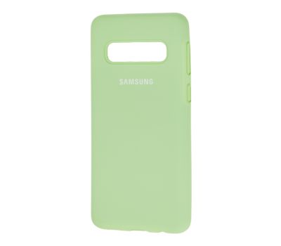 Чохол для Samsung Galaxy S10+ (G975) Silicone Full м'ятний