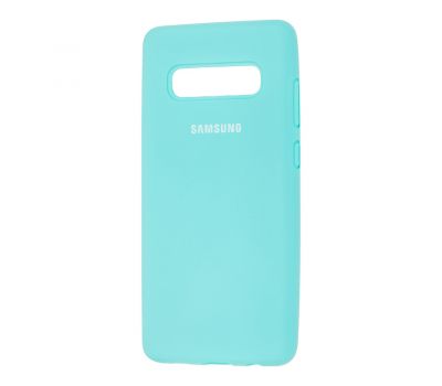 Чохол для Samsung Galaxy S10+ (G975) Silicone Full бірюзовий