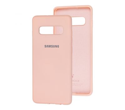 Чохол для Samsung Galaxy S10+ (G975) Silicone Full рожевий пісок