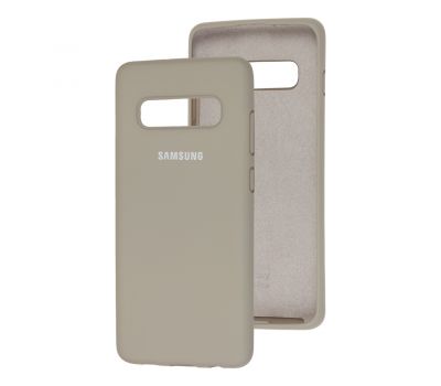 Чохол для Samsung Galaxy S10+ (G975) Silicone Full сірий