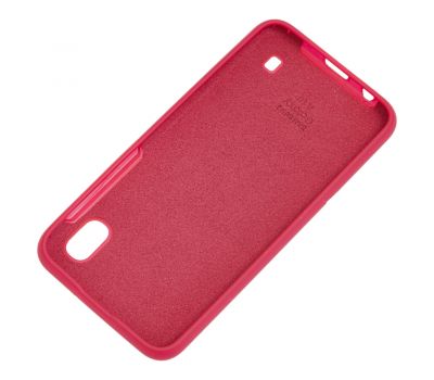 Чохол для Samsung Galaxy A10 (A105) Silicone Full рожево-червоний 2158579