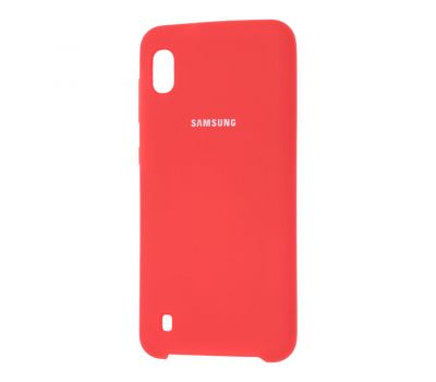 Чохол для Samsung Galaxy A10 (A105) Silky Soft Touch "червоний"