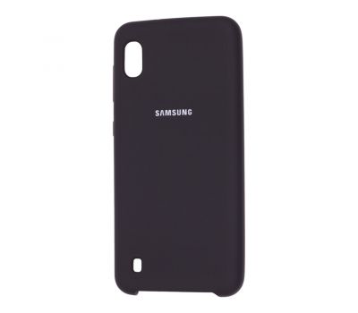Чохол для Samsung Galaxy A10 (A105) Silky Soft Touch "чорний"