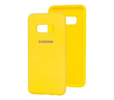 Чохол для Samsung Galaxy S10e (G970) Silicone Full жовтий