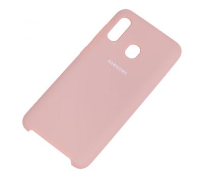 Чохол для Samsung Galaxy A20/A30 Silky Soft Touch блідо-рожевий 2159180