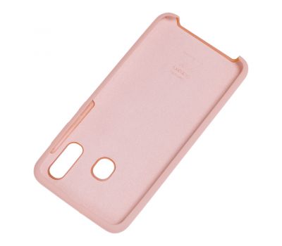 Чохол для Samsung Galaxy A20/A30 Silky Soft Touch блідо-рожевий 2159181