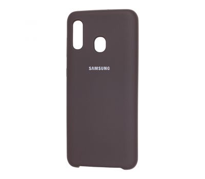 Чохол для Samsung Galaxy A20/A30 Silky Soft Touch какао