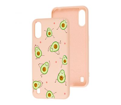 Чохол для Samsung Galaxy A01 (A015) Wave Fancy avocado / pink sand
