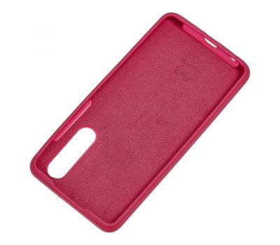 Чохол для Huawei P30 Silicone Full рожево-червоний 2175988