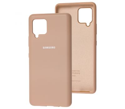 Чохол для Samsung Galaxy A42 (A426) Silicone Full рожевий / pink sand