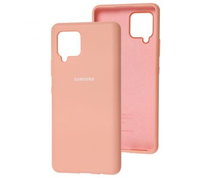 Чохол для Samsung Galaxy A42 (A426) Silicone Full рожевий / pudra