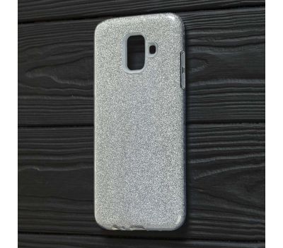 Чохол для Samsung Galaxy A6 2018 (A600) Shining Glitter з блискітками сріблястий