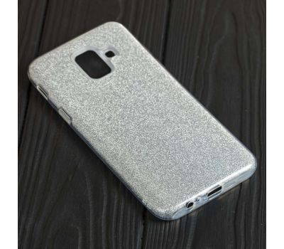 Чохол для Samsung Galaxy A6 2018 (A600) Shining Glitter з блискітками сріблястий 2177123