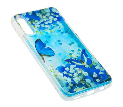 Чохол для Samsung Galaxy A50 / A50s / A30s Блискучі вода new метелики 2179559