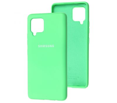 Чохол для Samsung Galaxy A42 (A426) Silicone Full м'ятно-зелений