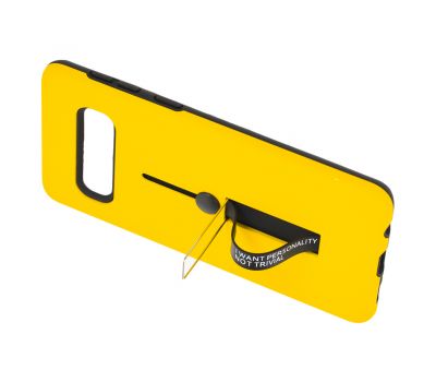 Чохол для Samsung Galaxy S10 (G973) Kickstand жовтий 2190230