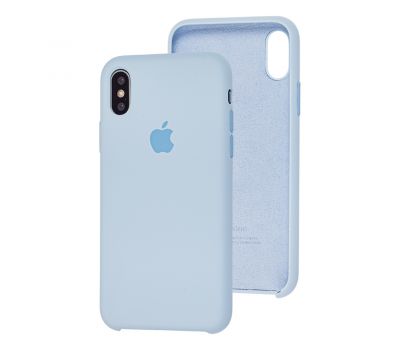 Чохол Silicone для iPhone X / Xs Premium case sky blue