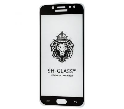 Захисне скло Samsung Galaxy J7 2017 (J730) Full Glue Lion чорне