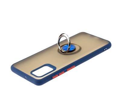 Чохол для Samsung Galaxy A31 (A315) LikGus Maxshield Magnetic Ring синій 2218473