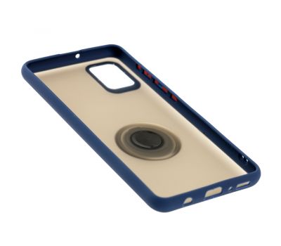 Чохол для Samsung Galaxy A31 (A315) LikGus Maxshield Magnetic Ring синій 2218474