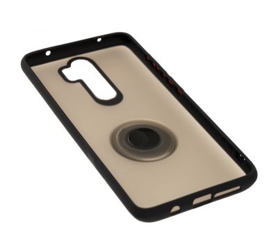 Чохол для Xiaomi Redmi Note 8 Pro LikGus Maxshield Ring чорний 2218738