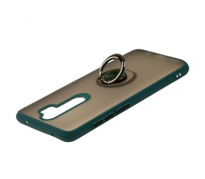 Чохол для Xiaomi  Redmi Note 8 Pro LikGus Maxshield Ring оливковий 2218731