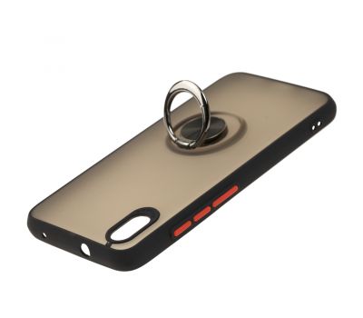 Чохол для Xiaomi Redmi 7A LikGus Maxshield Ring чорний 2219031