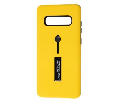 Чохол для Samsung Galaxy S10+ (G975) Kickstand жовтий