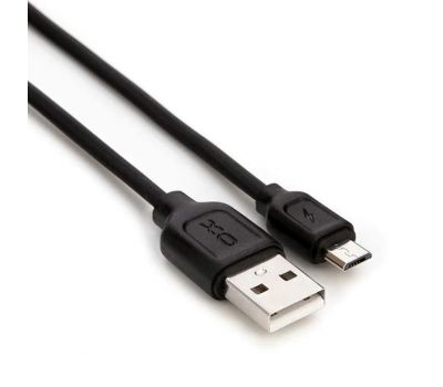Кабель USB XO NB36 microUSB 2.1A 1m черный 2228723
