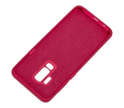 Чохол для Samsung Galaxy S9+ (G965) Silicone Full рожево-червоний 2235617