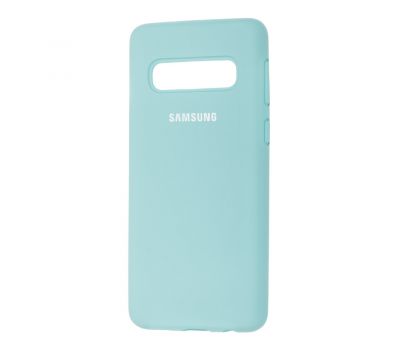 Чохол для Samsung Galaxy S10 (G973) Silicone Full бірюзовий