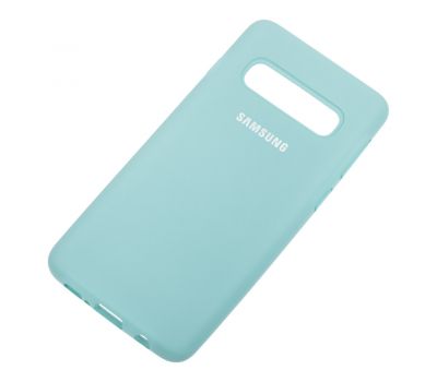 Чохол для Samsung Galaxy S10 (G973) Silicone Full бірюзовий 2235205