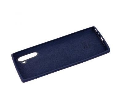 Чохол для Samsung Galaxy Note 10 (N970) Silicone Full "темно-синій" 2235132