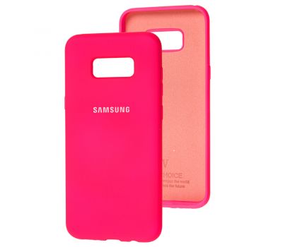 Чохол для Samsung Galaxy S8+ (G955) Silicone Full рожевий