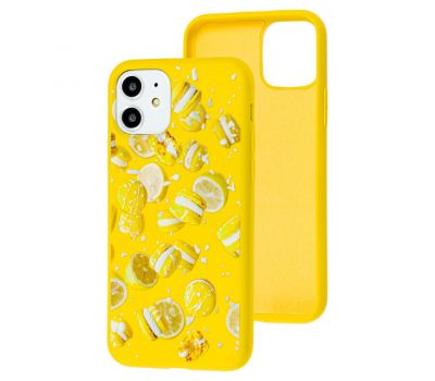 Чохол для iPhone 11 Art case жовтий