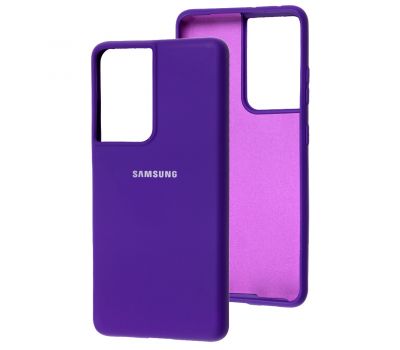 Чохол для Samsung Galaxy S21 Ultra (G998) Silicone Full purple