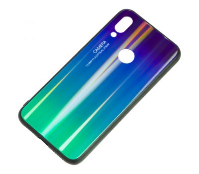 Чохол для Xiaomi Redmi 7 Gradient glass фіолетово-зелений 2266211