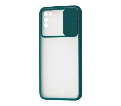 Чохол для Samsung Galaxy A41 (A415) LikGus Camshield camera protect зелений