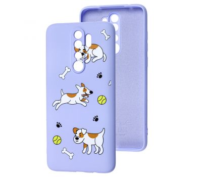 Чохол для Xiaomi Redmi Note 8 Pro Wave Fancy playful dog / light purple 2273838